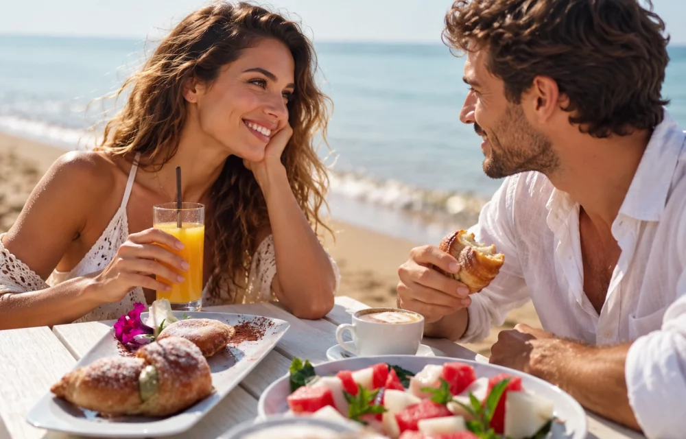 coppia colazione lido