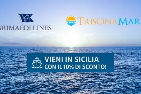 Vieni in Sicilia con il 10% di sconto sui traghetti Grimaldi Lines!