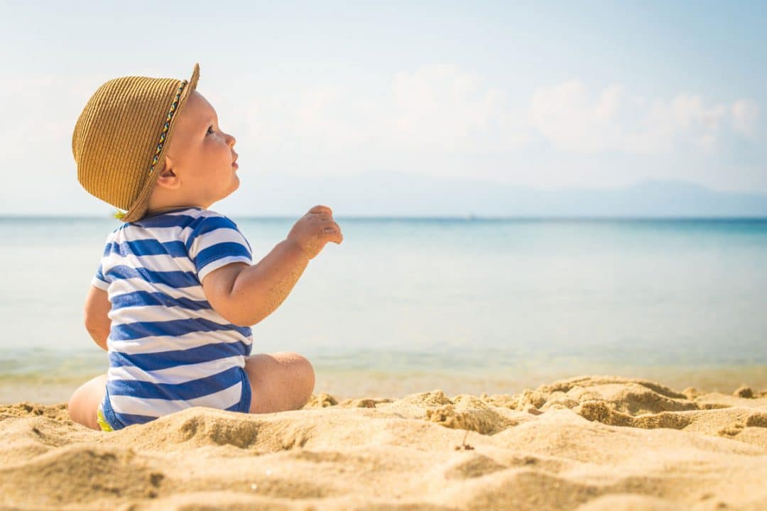 bambini costume spiaggia