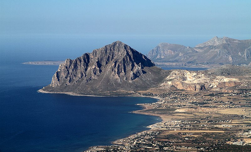 vista monte cofano da erice